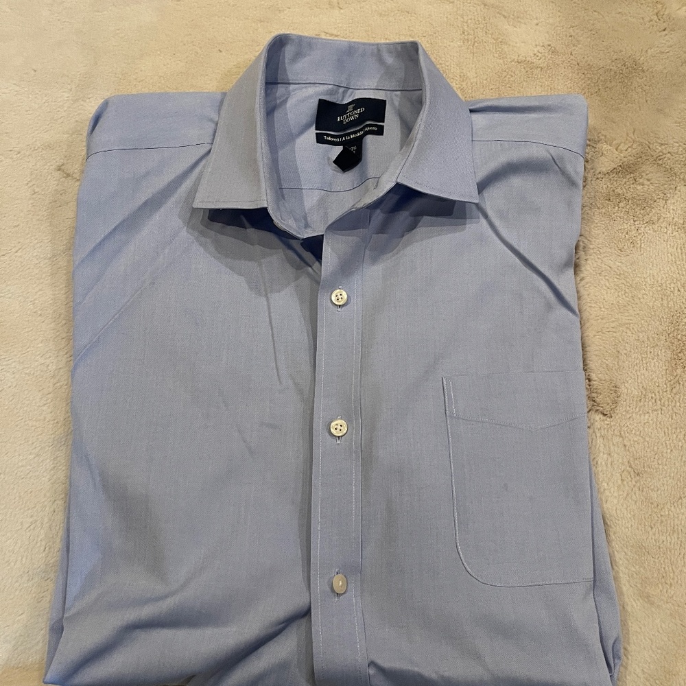 Buttoned Down Light Blue Dress Shirt